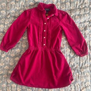 Polo Ralph Lauren Corduroy toddler girls dress 4T